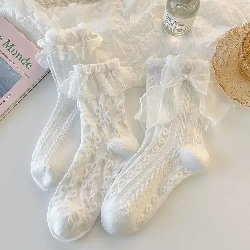 Chaussettes Lolita Dentelle